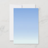 Invitation à la fête d'anniversaire de l'avion vin (Dos)