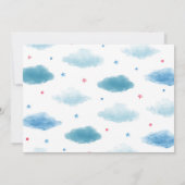 Invitation à la fête d'anniversaire de l'avion vin (Dos)