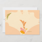 Invitation à la fête d'anniversaire de l'écureuil (Dos)