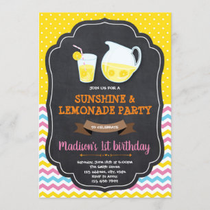 Invitation à la fête d'anniversaire de Lemonade