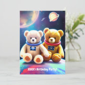 Invitation à la fête d'anniversaire de l'enfant (Debout devant)