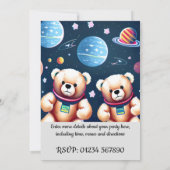Invitation à la fête d'anniversaire de l'enfant (Dos)