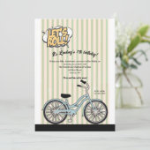 Invitation à la fête d'anniversaire de l'enfant (Debout devant)