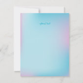 Invitation à la fête d'anniversaire de l'enfant de (Dos)