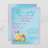 Invitation à la fête d'anniversaire de l'enfant de (Devant / Derrière)