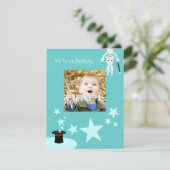 Invitation à la fête d'anniversaire de l'enfant ma (Debout devant)