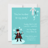 Invitation à la fête d'anniversaire de l'enfant ma (Dos)