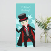 Invitation à la fête d'anniversaire de l'enfant ma (Debout devant)