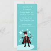 Invitation à la fête d'anniversaire de l'enfant ma (Dos)