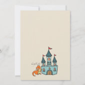 Invitation à la fête d'anniversaire de l'époque mé (Dos)