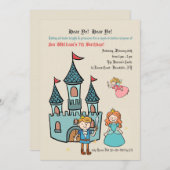 Invitation à la fête d'anniversaire de l'époque mé (Devant / Derrière)