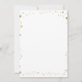 Invitation à la fête d'anniversaire de l'espace (Dos)