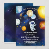 Invitation à la fête d'anniversaire de l'espace (Devant / Derrière)