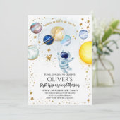 Invitation à la fête d'anniversaire de l'espace (Debout devant)