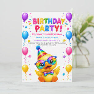 Invitation à la fête d'anniversaire de Let's Pawty