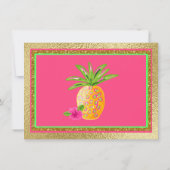 Invitation à la fête d'anniversaire de l'Hawaii tr (Dos)