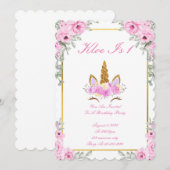INVITATION À LA FÊTE D'ANNIVERSAIRE DE LICORNE MAG (Devant / Derrière)