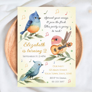Invitation à la fête d'anniversaire de Little Bird