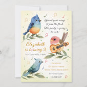 Invitation à la fête d'anniversaire de Little Bird (Devant)