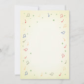 Invitation à la fête d'anniversaire de Little Bird (Dos)