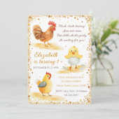 Invitation à la fête d'anniversaire de Little Chic (Debout devant)