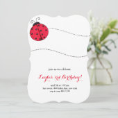 Invitation à la fête d'anniversaire de Little Lady (Debout devant)