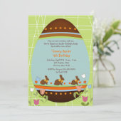 Invitation à la fête d'anniversaire de l'Oeuf de P (Debout devant)