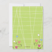 Invitation à la fête d'anniversaire de l'Oeuf de P (Dos)