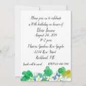 Invitation à la fête d'anniversaire de l'oiseau de (Dos)