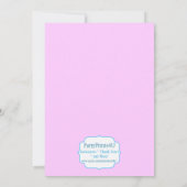 Invitation à la fête d'anniversaire de Lollipop Dr (Dos)