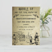 Invitation à la fête d'anniversaire de l'Ouest (Debout devant)
