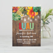 Invitation à la fête d'anniversaire de Luau (Debout devant)