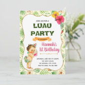 Invitation à la fête d'anniversaire de Luau (Debout devant)