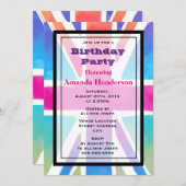 Invitation à la fête d'anniversaire de l'Union Jac (Devant / Derrière)