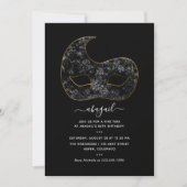 Invitation à la fête d'anniversaire de Mardi Gras (Devant)