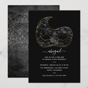 Invitation à la fête d'anniversaire de Mardi Gras