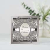 Invitation à la fête d'anniversaire de mariage (Debout devant)