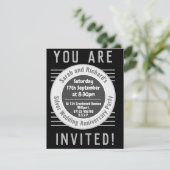 Invitation à la fête d'anniversaire de mariage d'a (Debout devant)