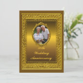 Invitation à la fête d'anniversaire de mariage de  (Debout devant)