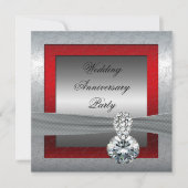 Invitation à la fête d'anniversaire de mariage de (Devant)