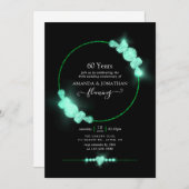 Invitation à la fête d'anniversaire de mariage dia (Devant / Derrière)