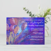 Invitation à la fête d'anniversaire de mariage jui (Debout devant)