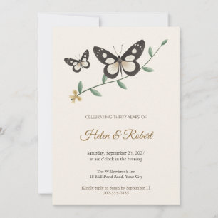 Invitation à la fête d'anniversaire de mariage Pap