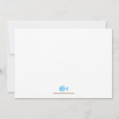 Invitation à la fête d'anniversaire de Mermaid (Dos)