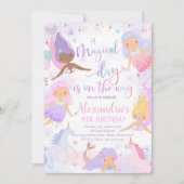 Invitation à la fête d'anniversaire de Mermaid & U (Devant)