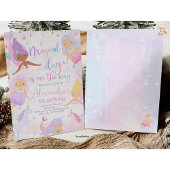 Invitation à la fête d'anniversaire de Mermaid & U