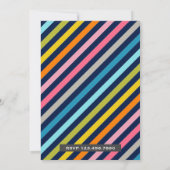 Invitation à la fête d'anniversaire de mignonne ga (Dos)