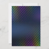 Invitation à la fête d'anniversaire de Neon Bowlin (Dos)