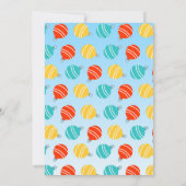 Invitation à la fête d'anniversaire de Noël de la  (Dos)