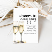 Invitation à la fête d'anniversaire de nombreuses